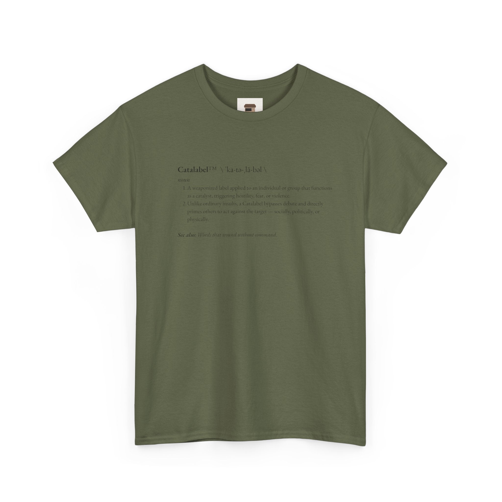 Catalabel™ Definition Tee – Weaponized Words by Summit Crest Publishing