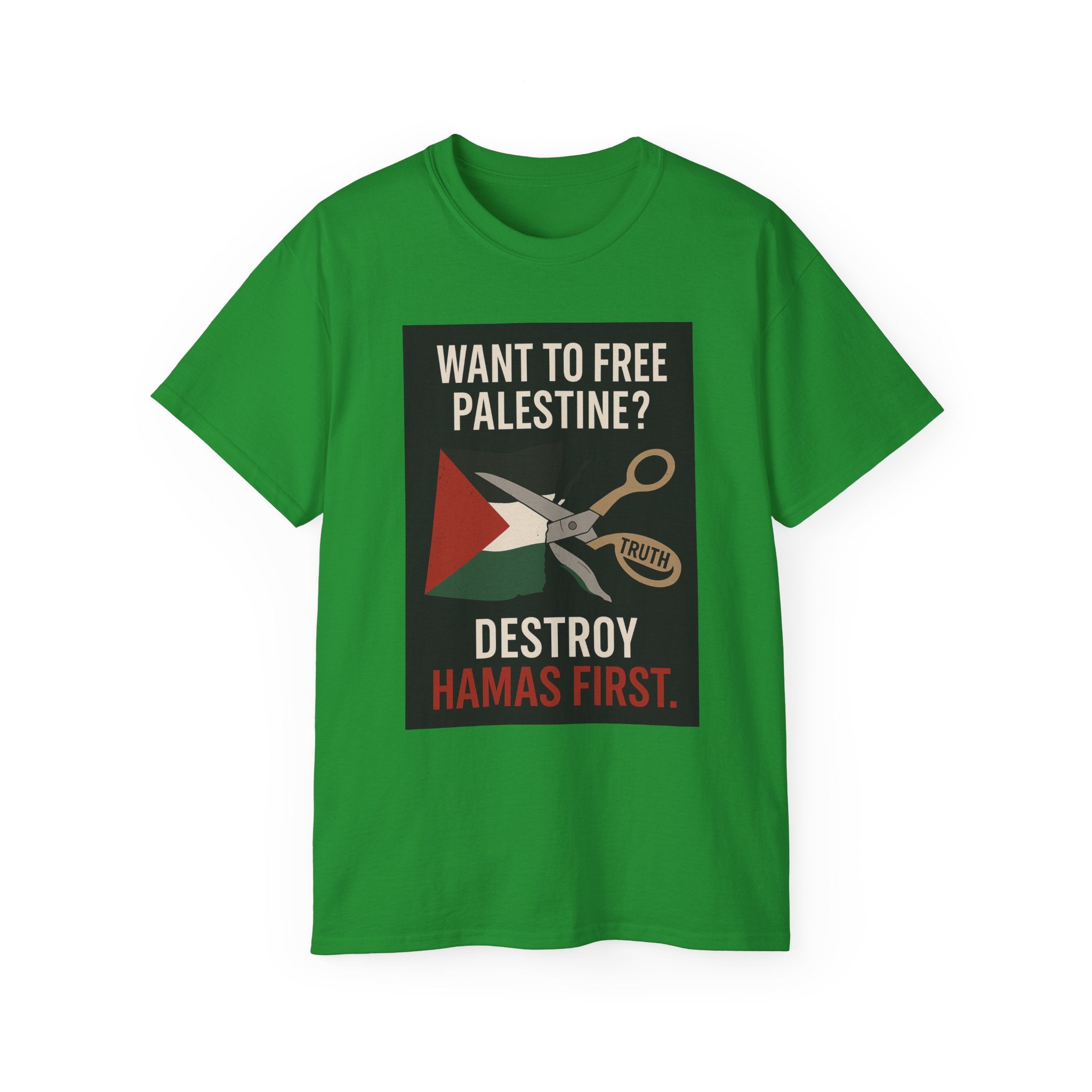 Destroy Hamas First Shirt | Truth Before Slogans – Summit Crest Publishing