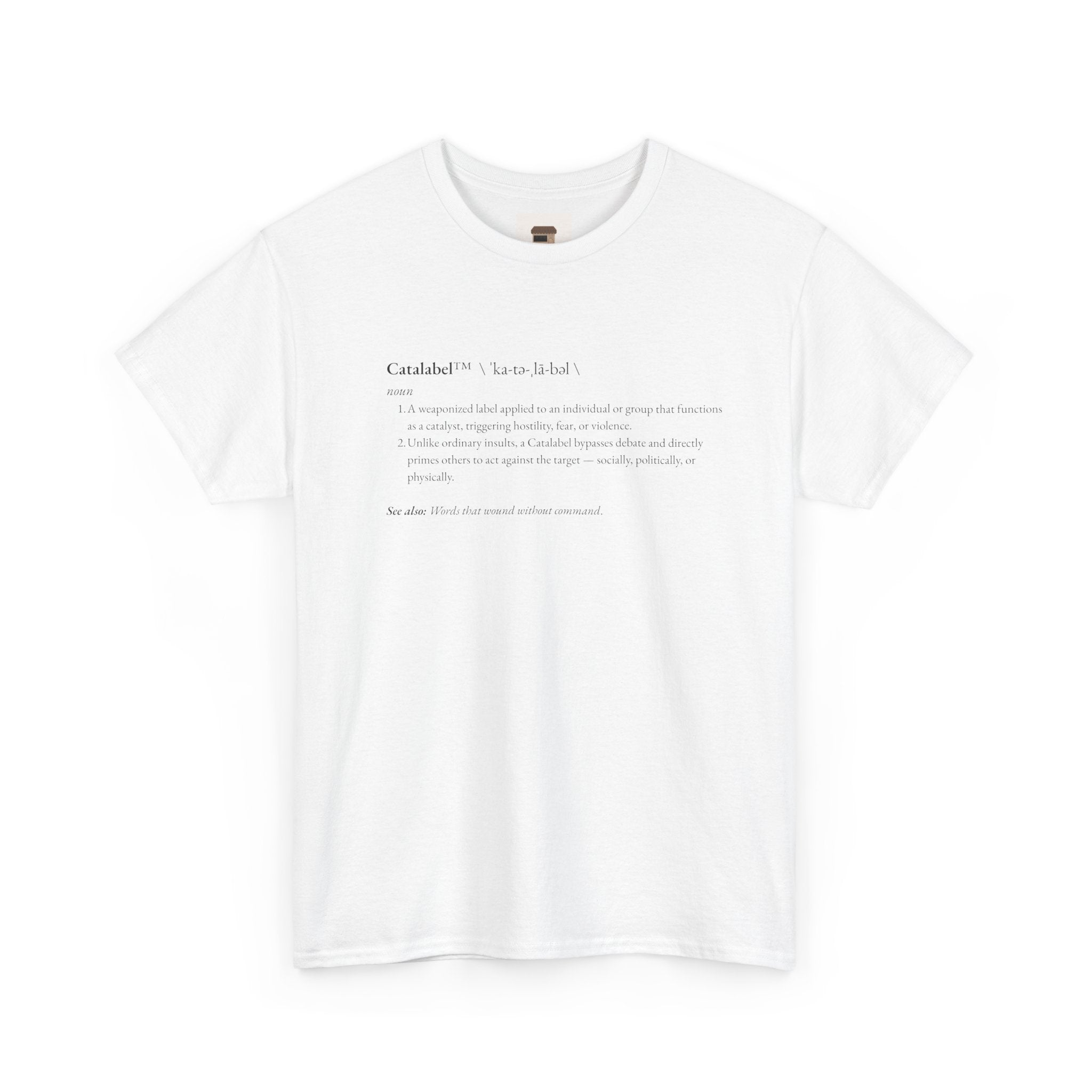 Catalabel™ Definition Tee – Weaponized Words by Summit Crest Publishing