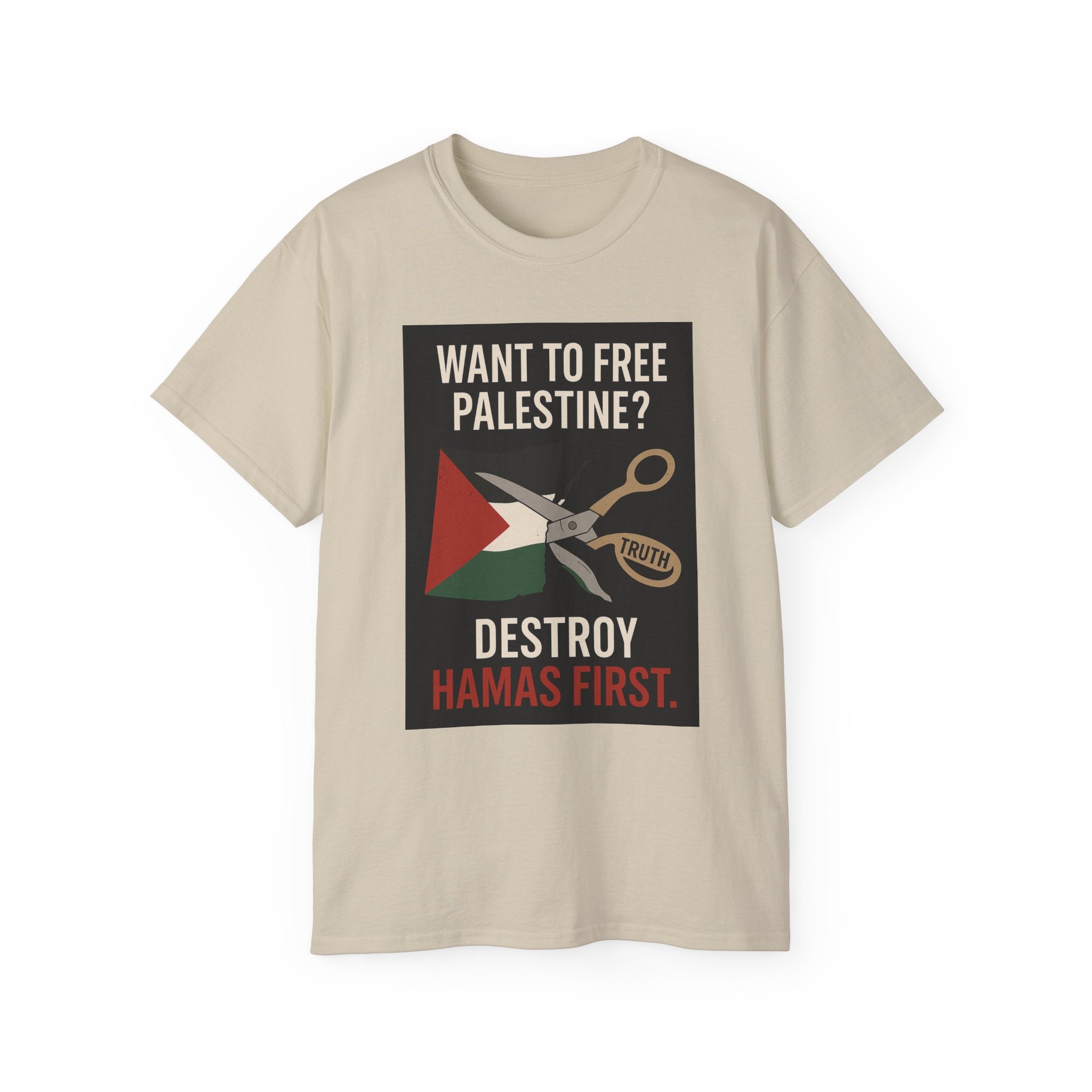 Destroy Hamas First Shirt | Truth Before Slogans – Summit Crest Publishing