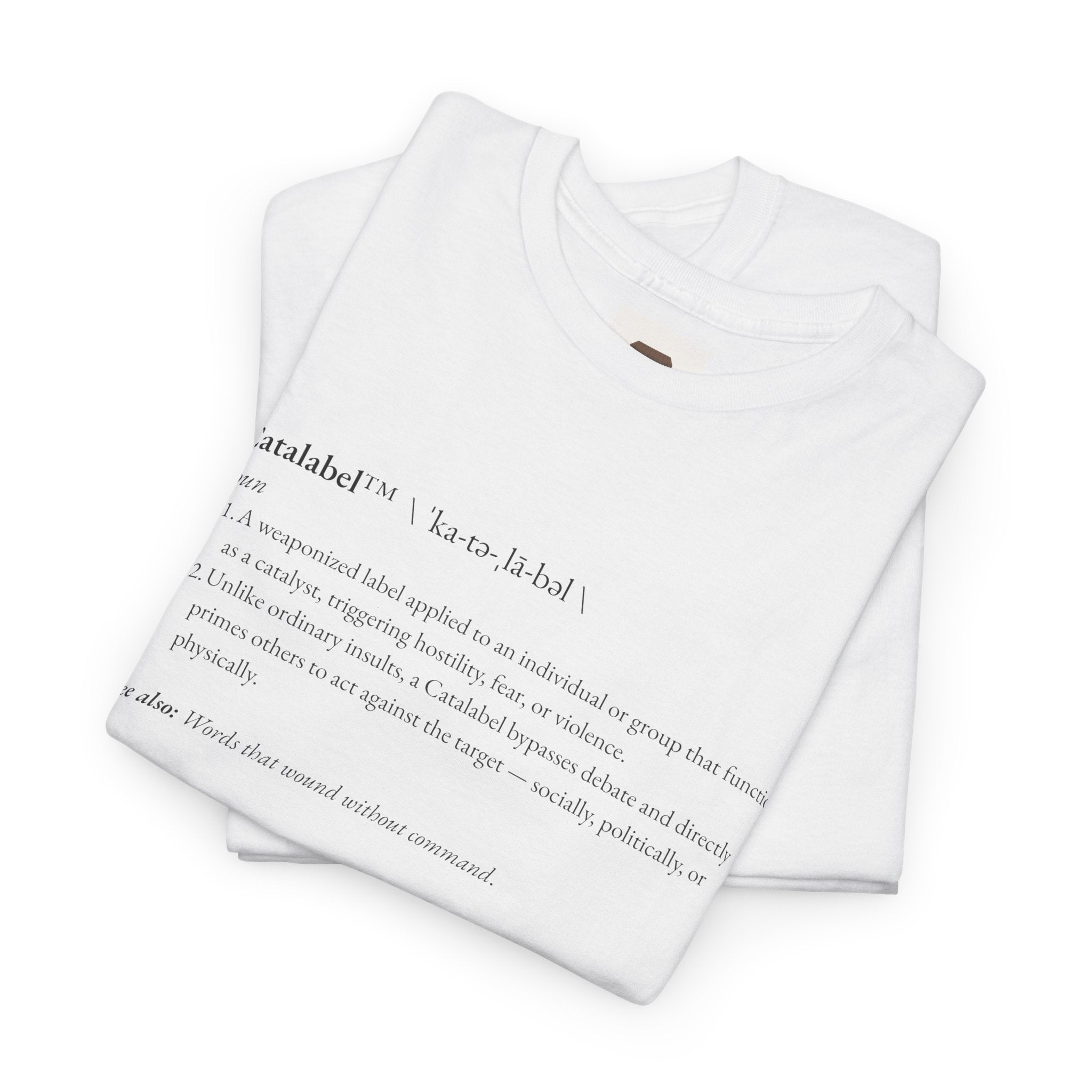 Catalabel™ Definition Tee – Weaponized Words by Summit Crest Publishing