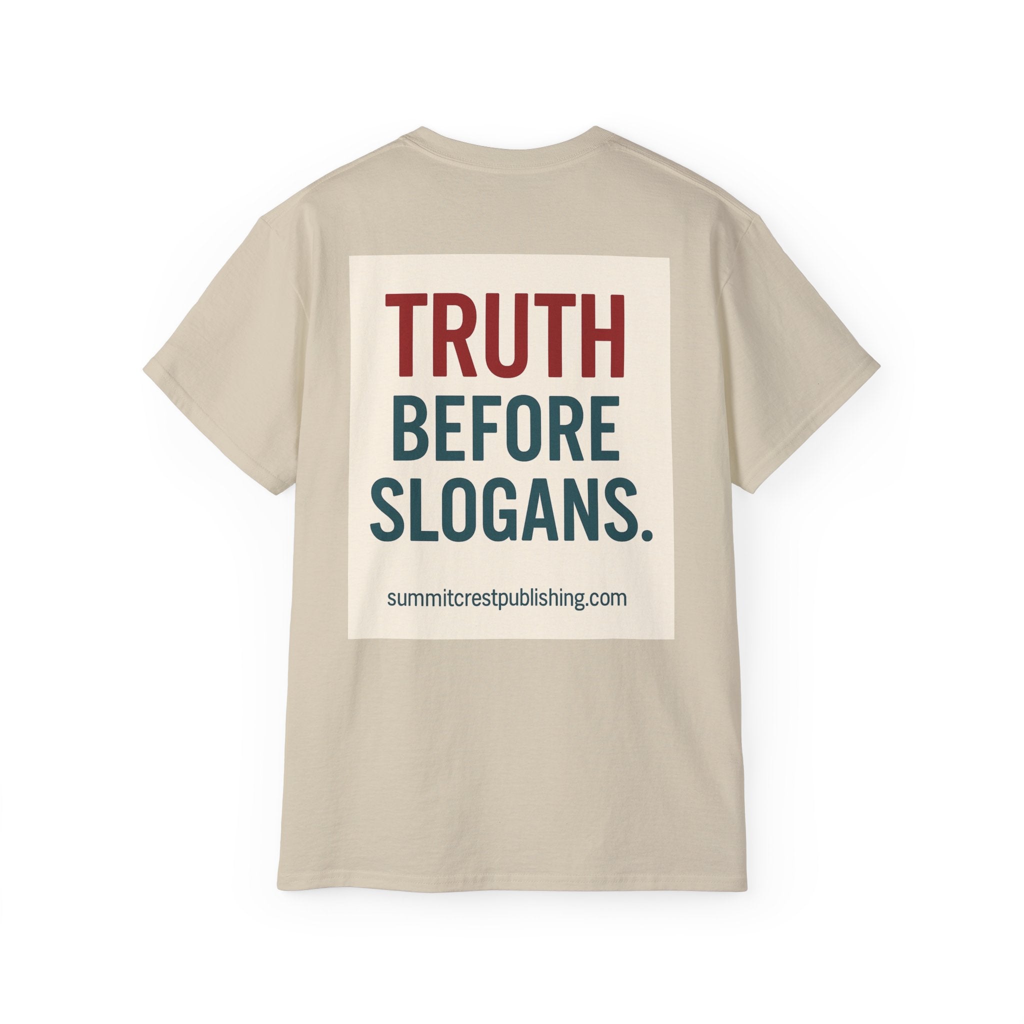 Destroy Hamas First Shirt | Truth Before Slogans – Summit Crest Publishing