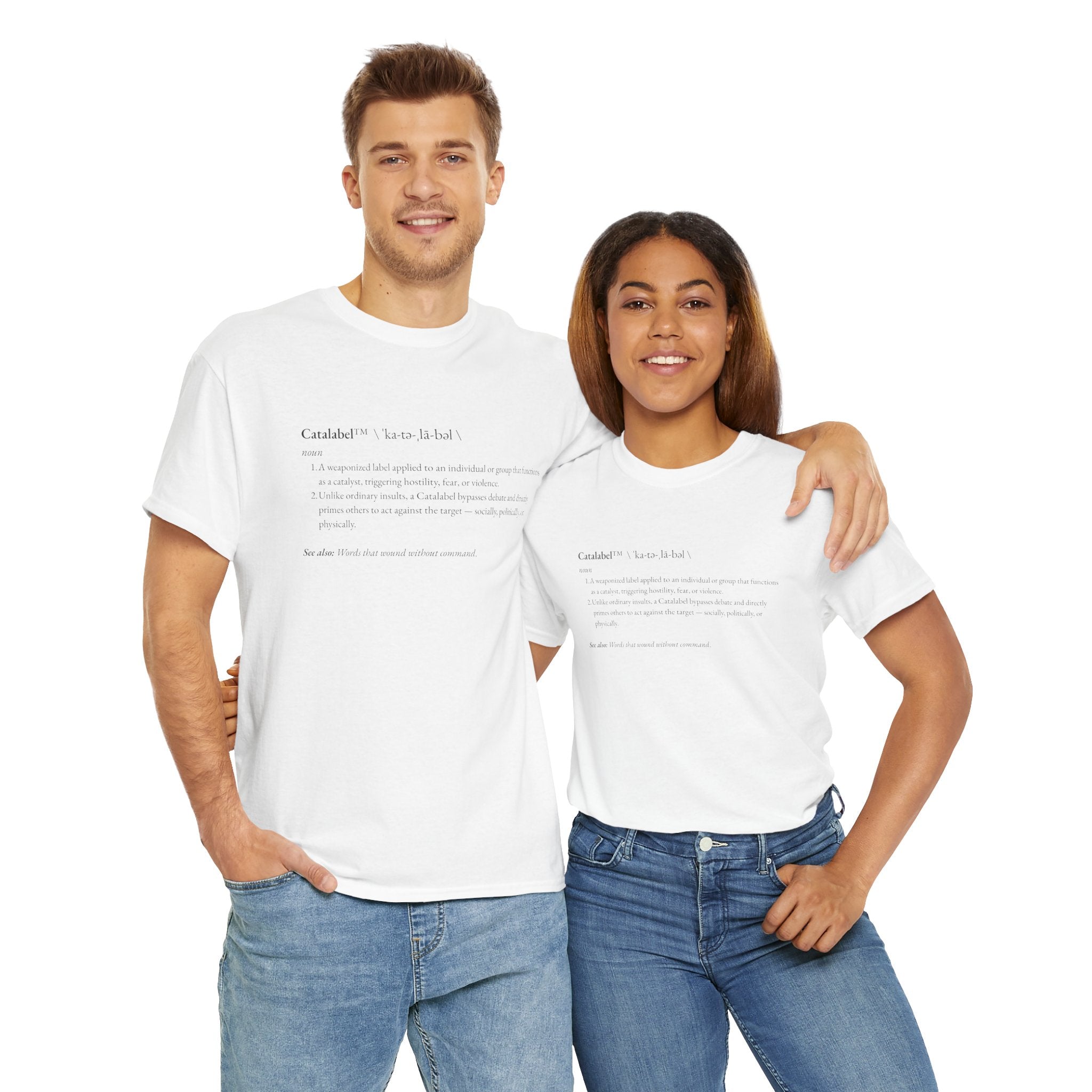 Catalabel™ Definition Tee – Weaponized Words by Summit Crest Publishing
