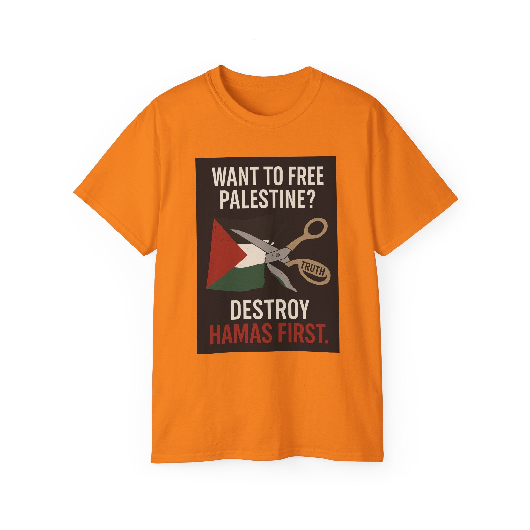 Destroy Hamas First Shirt | Truth Before Slogans – Summit Crest Publishing