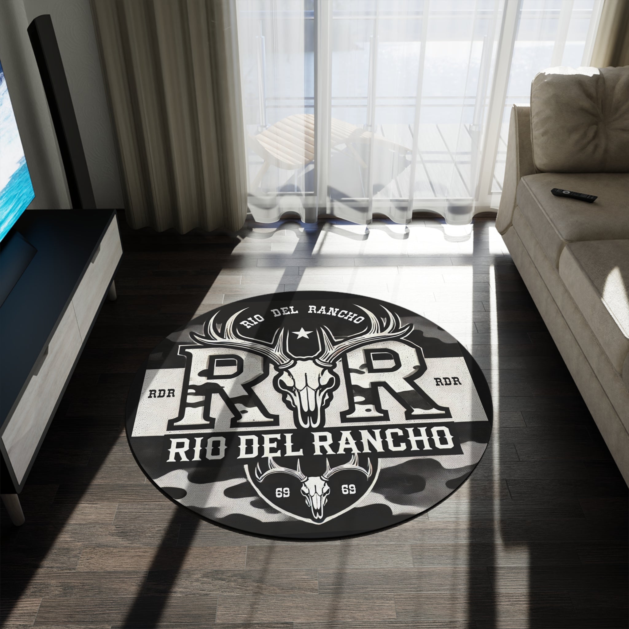 Rio Del Rancho Round Rug