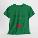 I Love You Valentine's Day Unisex Heavy Cotton T-Shirt