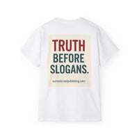 Destroy Hamas First Shirt | Truth Before Slogans – Summit Crest Publishing