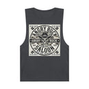 Rio Del Rancho - Angry Buck Saloon - Unisex Barnard Tank Top - 100% Combed Ringspun Cotton | Sizes - XS-3Xl