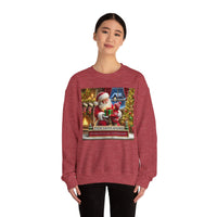 Even Santa Knows It’s the Giving That Matters Most  Christmas Giving-Themed Sweatshirt Unisex Heavy Blend Crewneck Sweatshirt