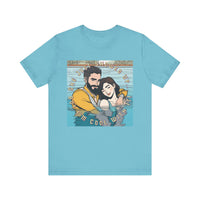 She Just Showed Up, But I’m Cool With It" Unisex Jersey Short Sleeve Tee – Funny Couple’s Graphic T-Shirt