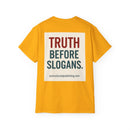 Destroy Hamas First Shirt | Truth Before Slogans – Summit Crest Publishing