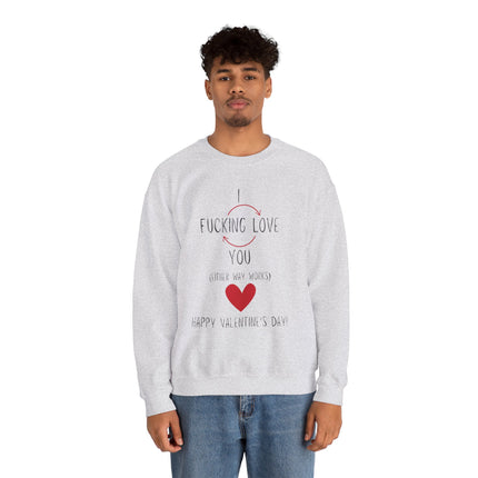 I Love You Valentine's Day Unisex Heavy Blend Crewneck Sweatshirt