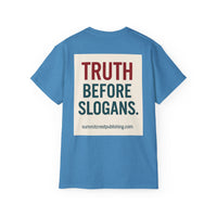 Destroy Hamas First Shirt | Truth Before Slogans – Summit Crest Publishing