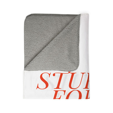 Stuff For Pups™ Support Sherpa Blanket – Soft Fleece Throw