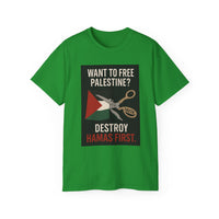 Destroy Hamas First Shirt | Truth Before Slogans – Summit Crest Publishing