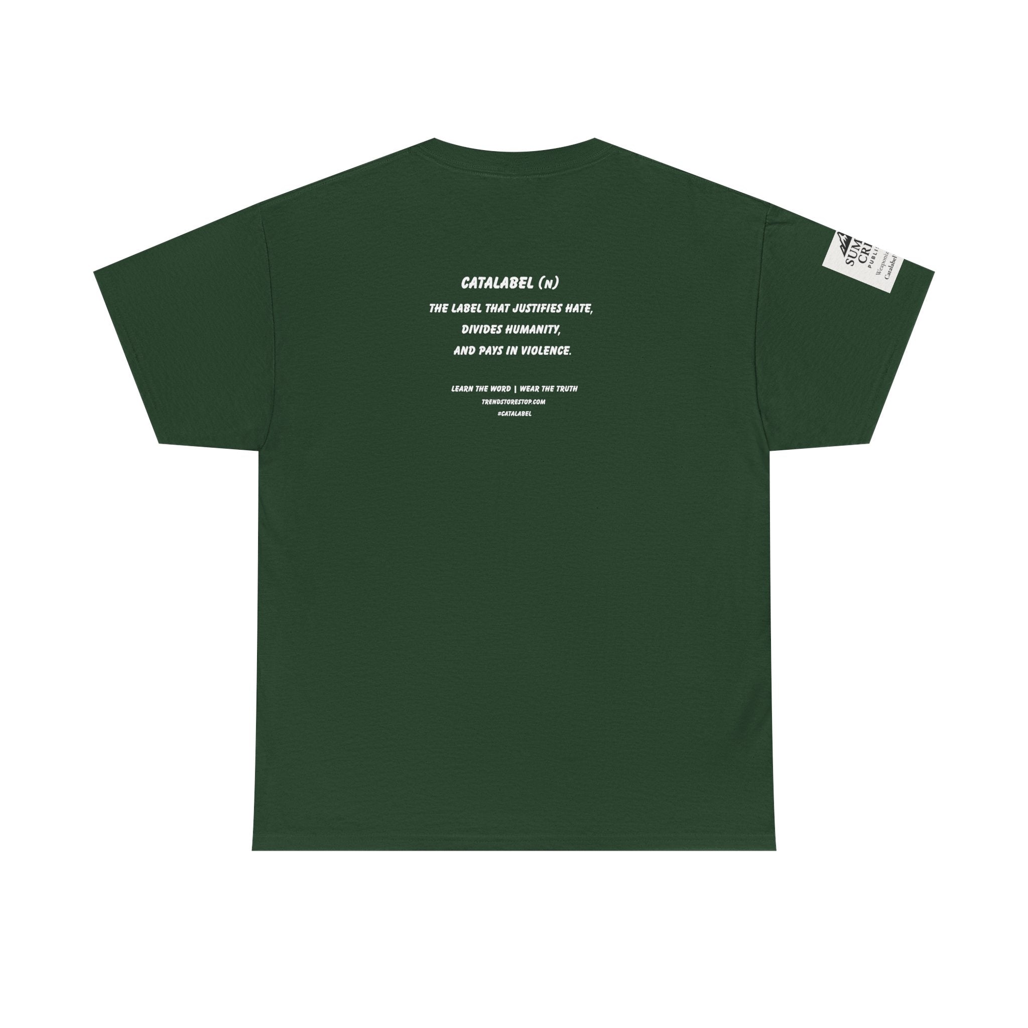 Your Speech Is Free – Catalabel Statement T-Shirt | Free Speech, Accountability & STFU Apparel