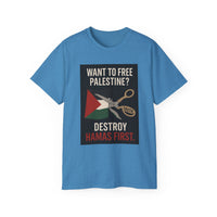 Destroy Hamas First Shirt | Truth Before Slogans – Summit Crest Publishing