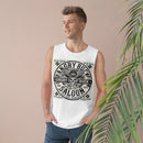 Rio Del Rancho - Angry Buck Saloon - Unisex Barnard Tank Top - 100% Combed Ringspun Cotton | Sizes - XS-3Xl