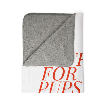 Stuff For Pups™ Support Sherpa Blanket – Soft Fleece Throw