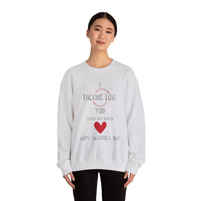 I Love You Valentine's Day Unisex Heavy Blend Crewneck Sweatshirt