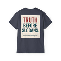 Destroy Hamas First Shirt | Truth Before Slogans – Summit Crest Publishing