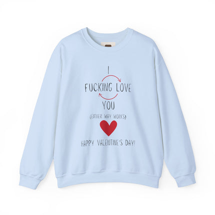 I Love You Valentine's Day Unisex Heavy Blend Crewneck Sweatshirt
