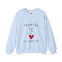 I Love You Valentine's Day Unisex Heavy Blend Crewneck Sweatshirt