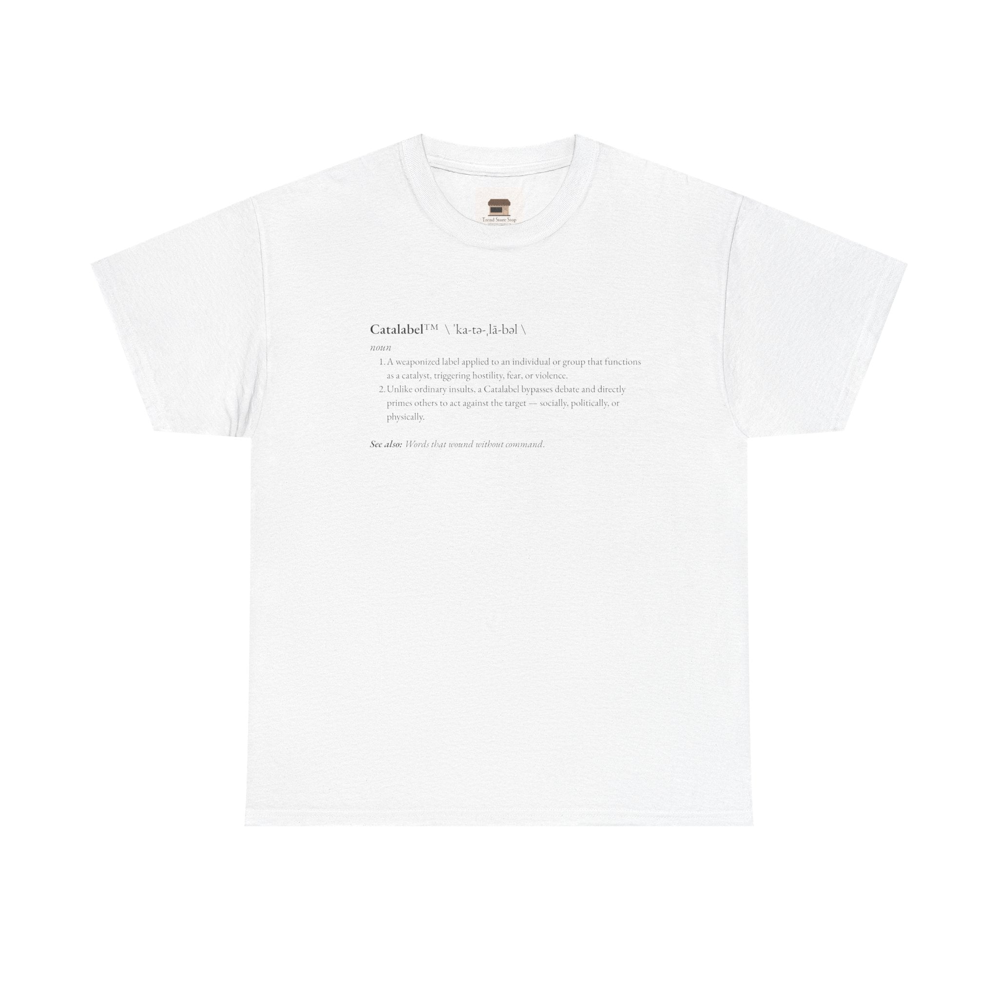 Catalabel™ Definition Tee – Weaponized Words by Summit Crest Publishing