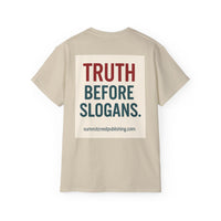 Destroy Hamas First Shirt | Truth Before Slogans – Summit Crest Publishing