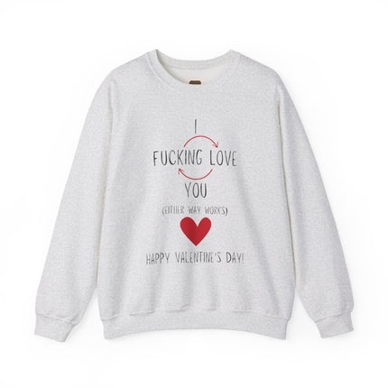 I Love You Valentine's Day Unisex Heavy Blend Crewneck Sweatshirt
