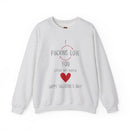 I Love You Valentine's Day Unisex Heavy Blend Crewneck Sweatshirt