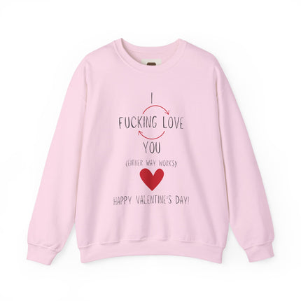 I Love You Valentine's Day Unisex Heavy Blend Crewneck Sweatshirt