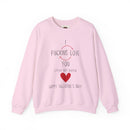I Love You Valentine's Day Unisex Heavy Blend Crewneck Sweatshirt