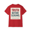 Destroy Hamas First Shirt | Truth Before Slogans – Summit Crest Publishing