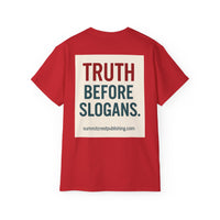 Destroy Hamas First Shirt | Truth Before Slogans – Summit Crest Publishing