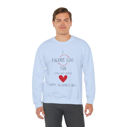 I Love You Valentine's Day Unisex Heavy Blend Crewneck Sweatshirt