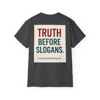Destroy Hamas First Shirt | Truth Before Slogans – Summit Crest Publishing