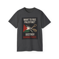 Destroy Hamas First Shirt | Truth Before Slogans – Summit Crest Publishing