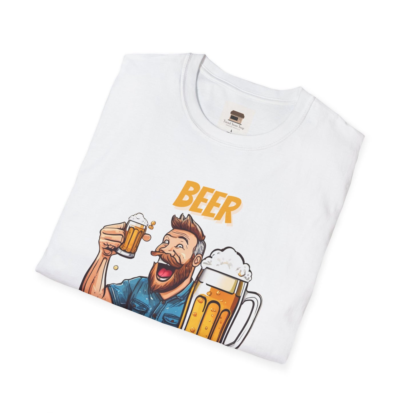 National Drink Beer Day T-Shirt – Unisex Soft Cotton Tee | "Beer Because Adulting is Hard" Graphic | SXL-5XL