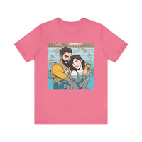 She Just Showed Up, But I’m Cool With It" Unisex Jersey Short Sleeve Tee – Funny Couple’s Graphic T-Shirt
