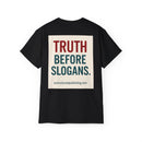 Destroy Hamas First Shirt | Truth Before Slogans – Summit Crest Publishing