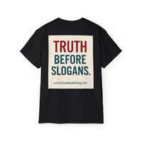 Destroy Hamas First Shirt | Truth Before Slogans – Summit Crest Publishing